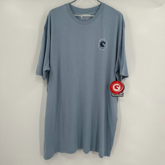 CCA Bronco Fishing Rig Short Sleeve T-Shirt Blue 2XL Men's Coastal Conservation - Picture 2 of 6